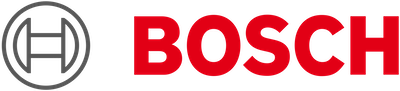BOSCH – rote Wortmarke mit dem grauen Ankersymbol