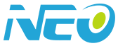 NEO – Wortmarke in Türkis und Grün