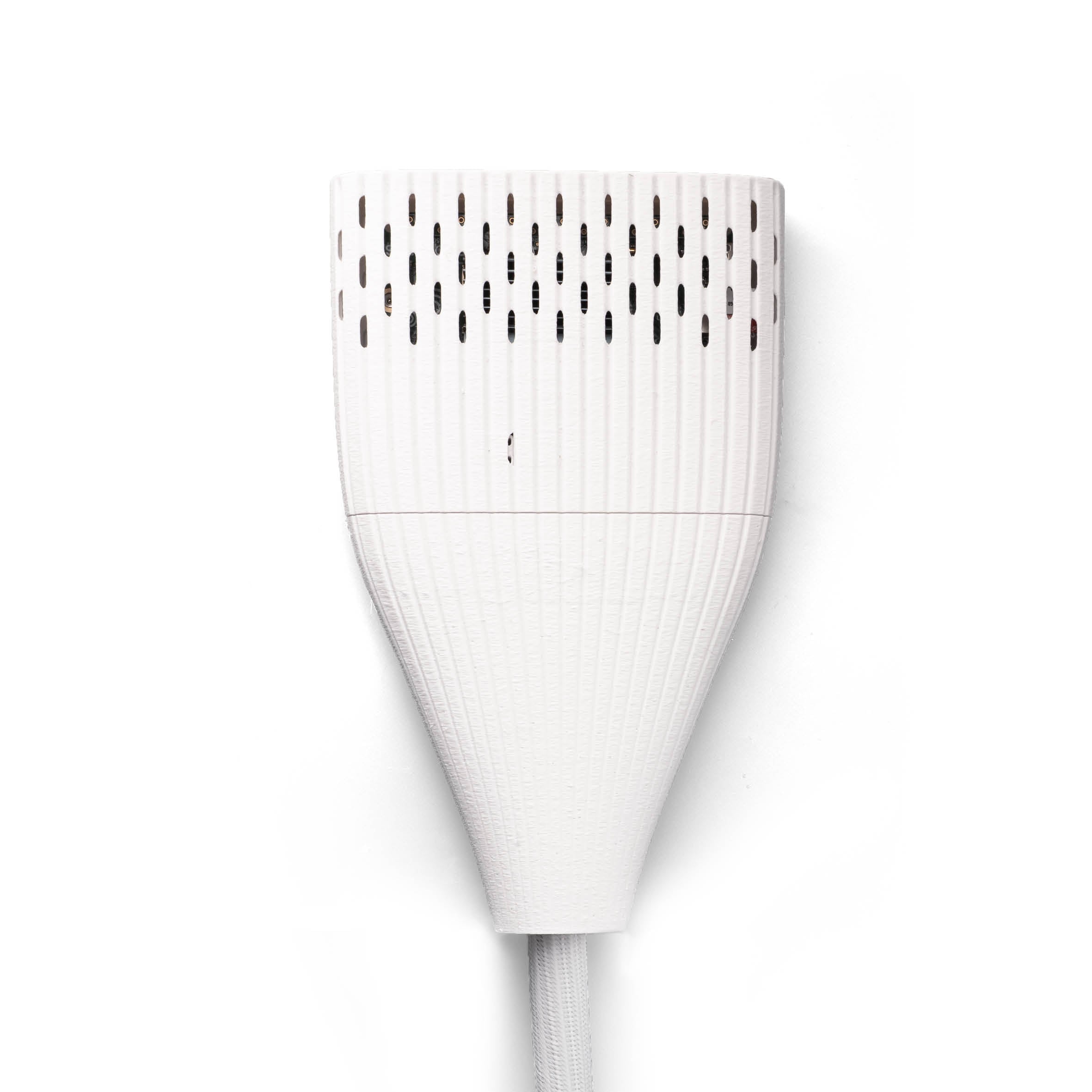 smattex Kabelmanagement-Set: weiße Kabelführung mit Kabelschlauch
