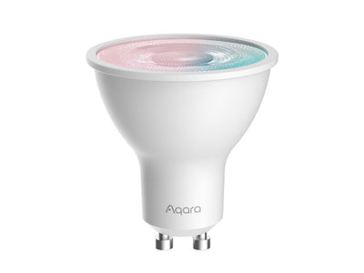 Aqara LED-Strahler T2 GU10 in der Farbvariante mit farbig leuchtendem Reflektor
