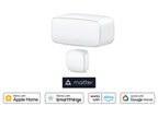 Eve Door & Window mit Logos für Matter, Apple Home, SmartThings, Alexa und Google Home