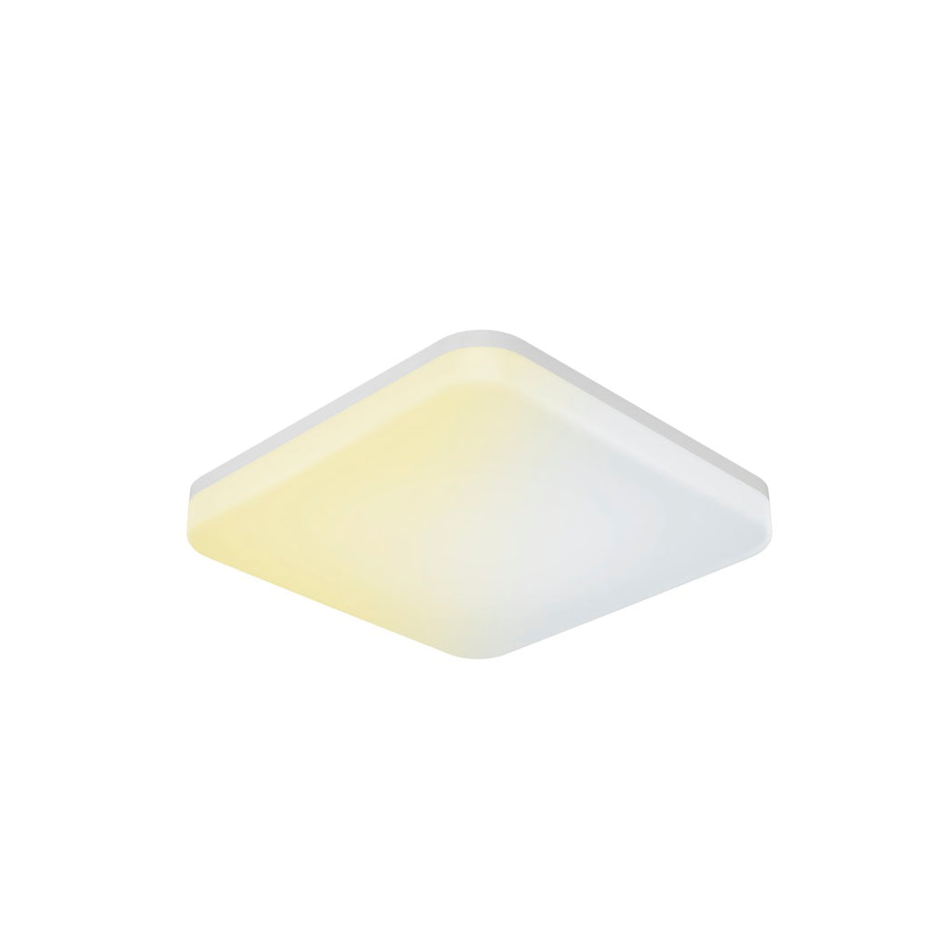 Hama Smarte LED-Deckenleuchte schräg von oben, Verlauf von Warmweiß zu Tageslichtweiß