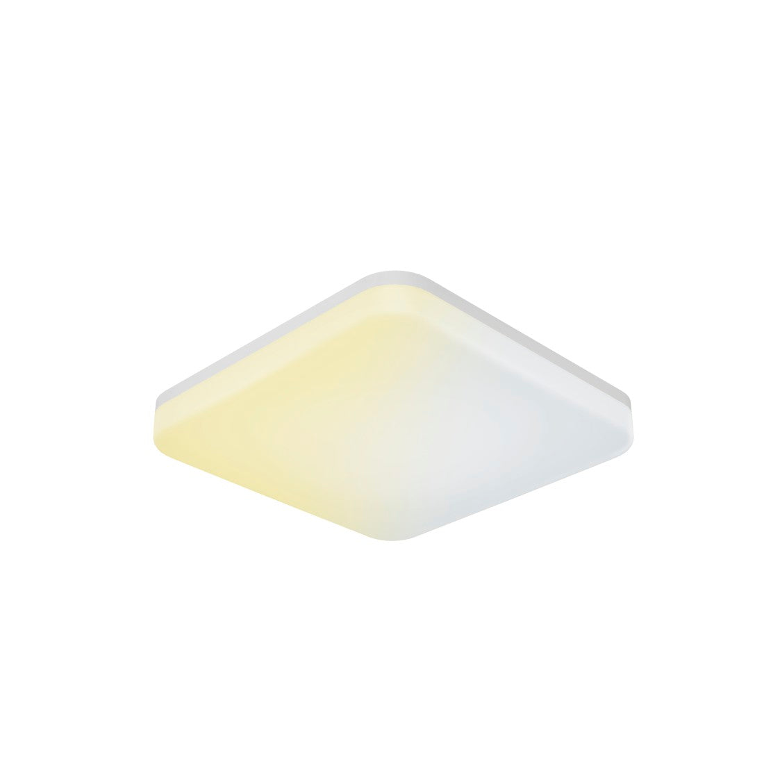 Hama Smarte LED-Deckenleuchte schräg von oben, Verlauf von Warmweiß zu Tageslichtweiß