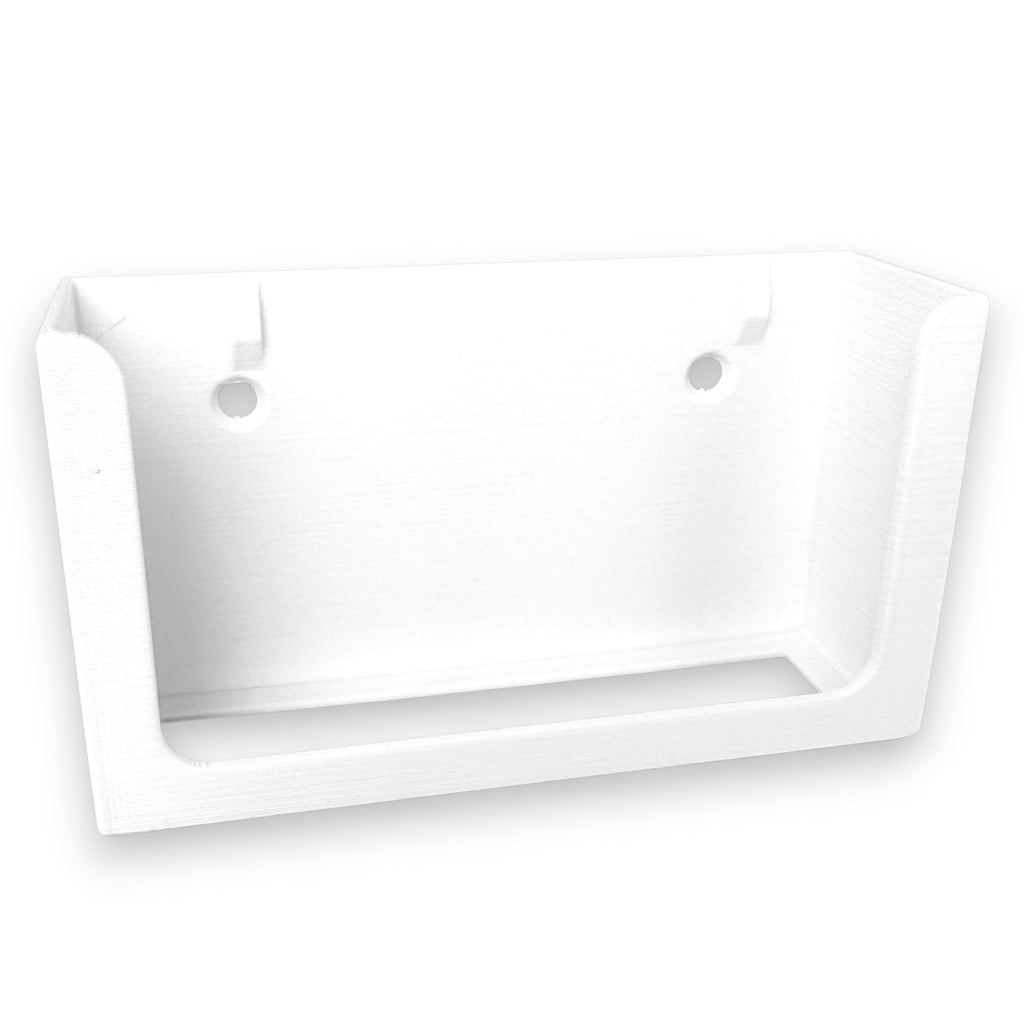 Die leere Wandhalterung frontal