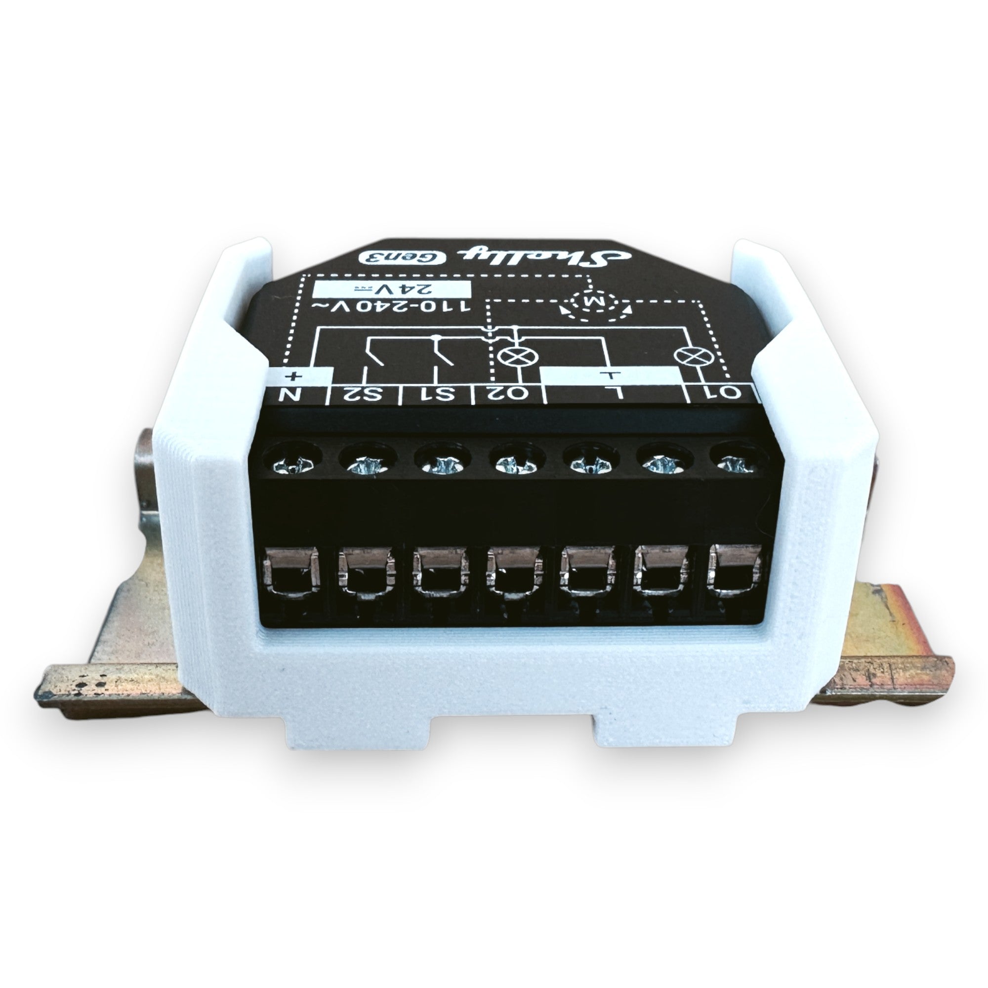 2 Stück Hutschienen-Adapter passend für Shelly Plus 1/1 Gen4 / 1PM Gen4/ 2PM Gen4 | Doppel-Halterung für 35mm DIN-Schiene | Zweifach-Montagehalterung für Smart Home Relais | Made in Germany 2 Stück Hutschienen-Adapter passend für Shelly Plus 1/1 Gen4 / 1PM Gen4/ 2PM Gen4 | Doppel-Halterung für 35mm DIN-Schiene | Zweifach-Montagehalterung für Smart Home Relais | Made in Germany