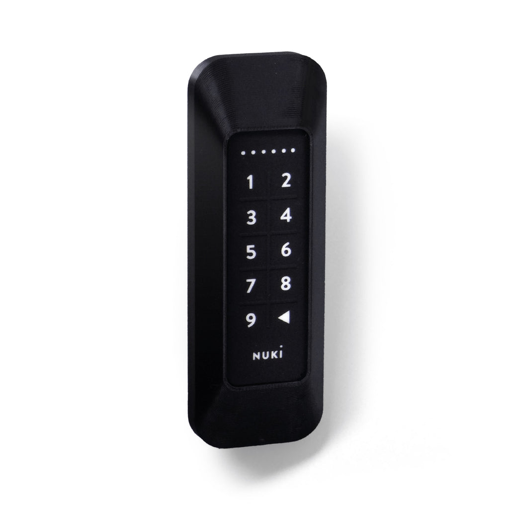 Der Rahmen mit eingesetztem Keypad 1, Blick auf das Zahlenfeld