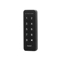 Nuki Keypad in Schwarz mit LED-Punkten, Zifferntasten 1 bis 9 und Zurück-Taste, ohne Fingerabdrucksensor
