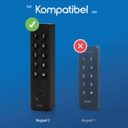 Kompatibilitätsgrafik: passend für Keypad 2, nicht für Keypad 1