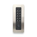 Nuki Keypad 2 im smattex-Unterputz-Set mit gebürsteter Edelstahlblende