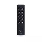 Nuki Keypad 2 frontal: Zifferntasten, Zurück-Taste und runder Fingerabdrucksensor, kein NFC-Symbol