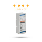 Freedompro LB0104-C schräg von vorn, darüber vier Lampensymbole und die Angabe 12-24 V DC