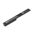 Sense by MACO Window Pro T&T: schmaler schwarzer Stabsensor mit Matter-QR-Code und Schraubloch am Ende