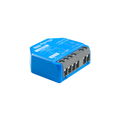 Shelly 1 Gen4: kleines schwarzes Relaismodul mit grauen Schraubklemmen