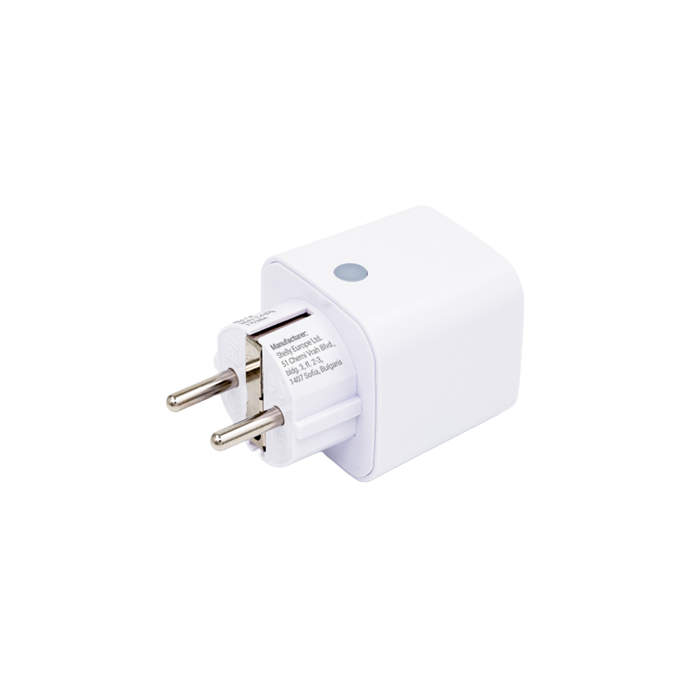 Shelly Plug M Gen3 Weiß – smarter Zwischenstecker mit Messfunktion