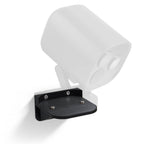Schwarze smattex-Wandhalterung für den Aqara Camera Hub G5 Pro, schräg von vorn
