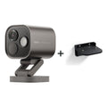 Aqara Camera Hub G5 Pro Wi-Fi und Wandhalterung für Aqara Camera Hub G5 Pro nebeneinander vor weißem Hintergrund