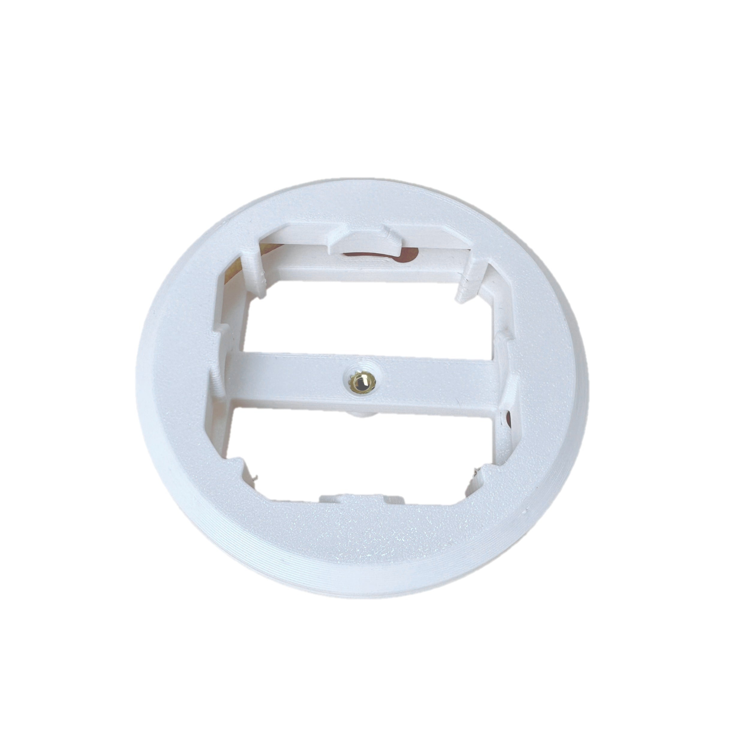 Dosenadapter mit eingesetzter Befestigungsschraube