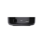 Rückseite des Aqara Hub M200 mit RJ45-Netzwerkbuchse, USB-C und USB-A