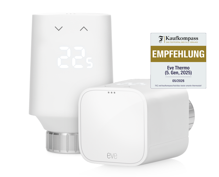 Eve Thermo (Matter) 5. Generation smartes Heizkörperthermostat