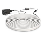 Aufgerollter Hama Neon-Lichtschlauch, unbeleuchtet, mit Steckernetzteil und Inline-Controller