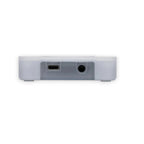 Rückseite der Voice Preview Edition mit USB-C-Buchse und 3,5-mm-Klinkenbuchse für externe Lautsprecher