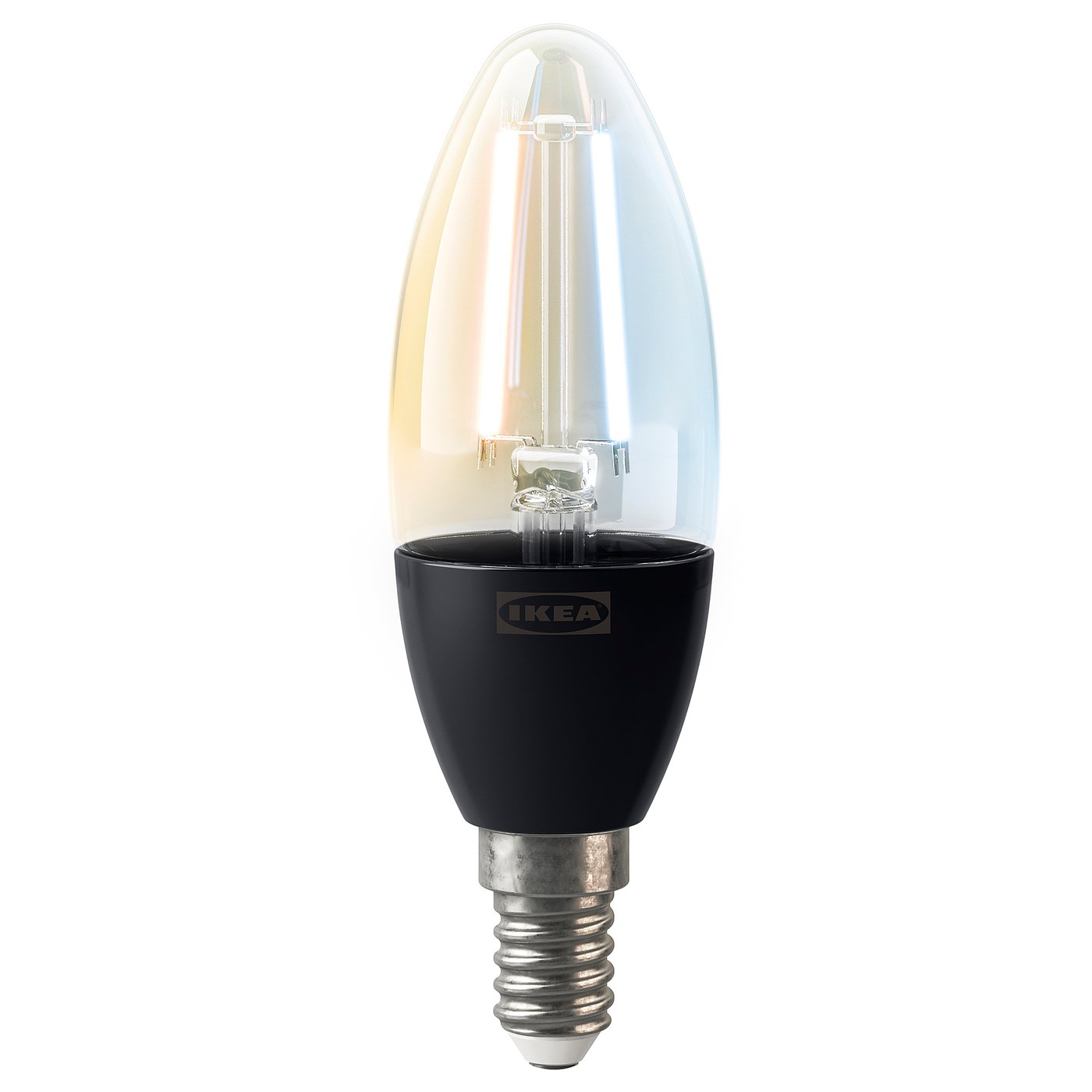 KAJPLATS LED-Leuchtmittel E14 470 lm, smart Weißspektrum/Klarglas