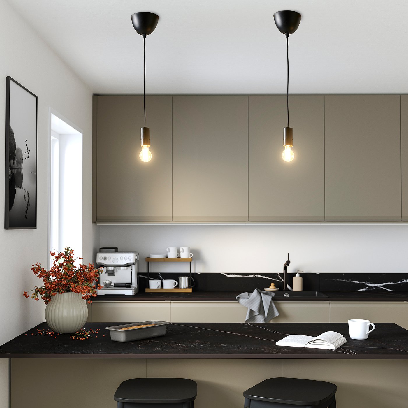 KAJPLATS LED-Leuchtmittel E27 470 lm – Detailansicht