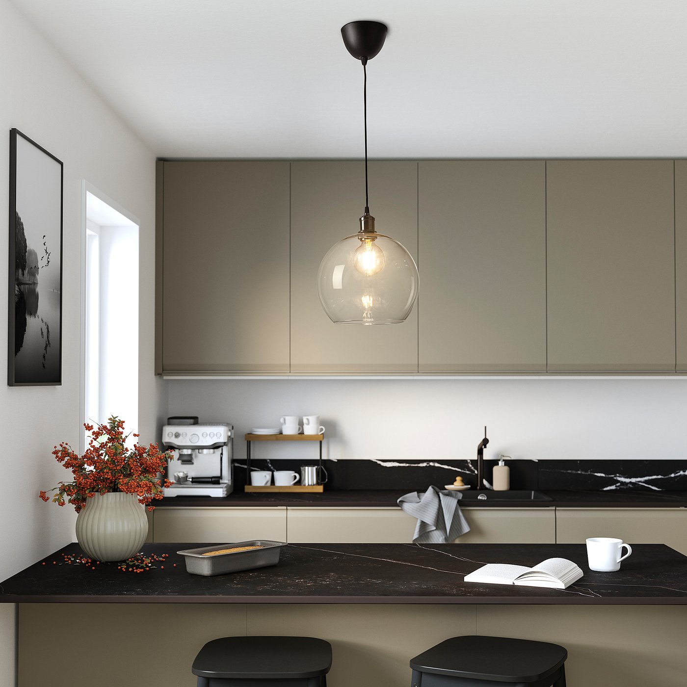 KAJPLATS LED-Leuchtmittel E27 806 lm – Detailansicht
