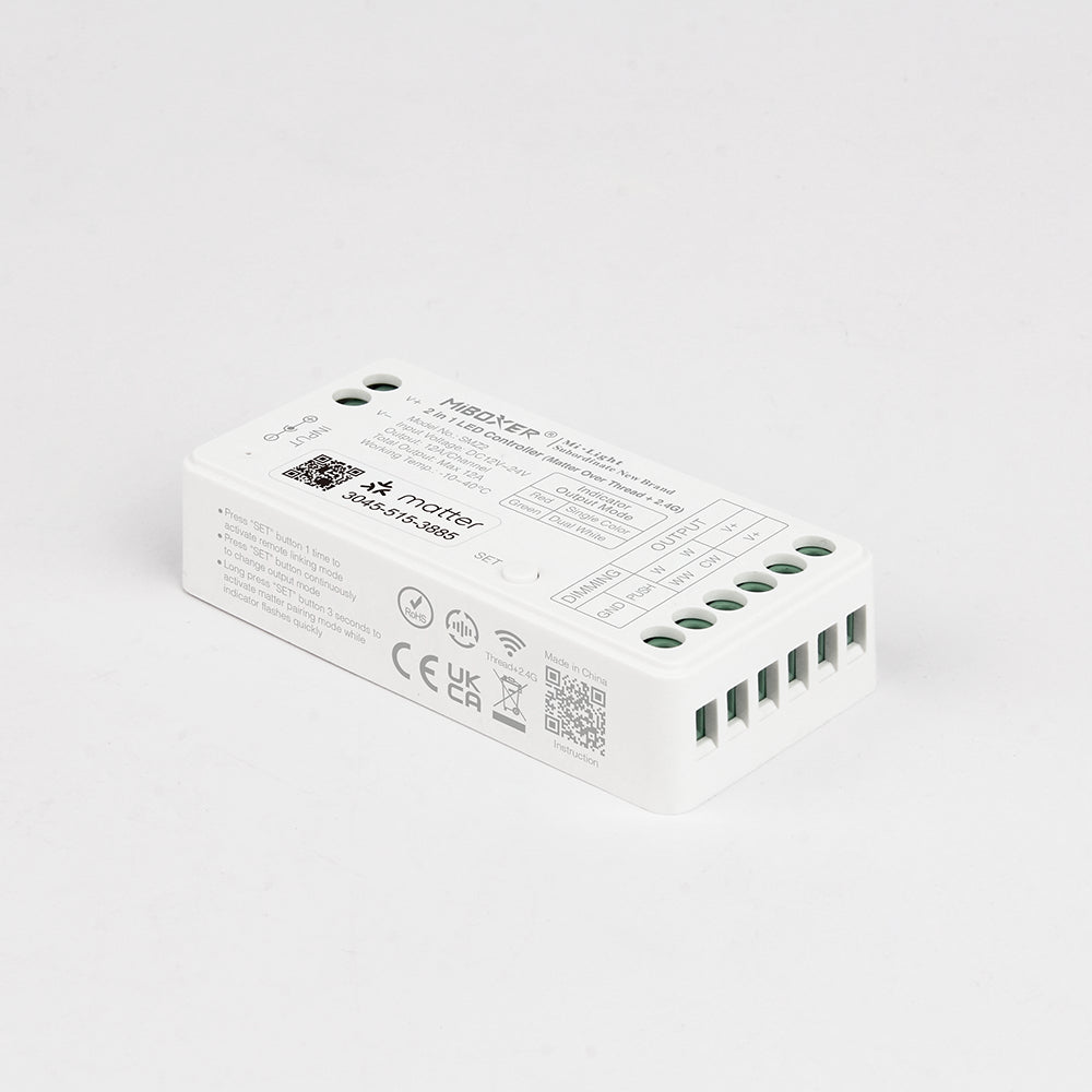 MiBoxer SMZ2 LED Controller Anschlüsse Single Colour und CCT