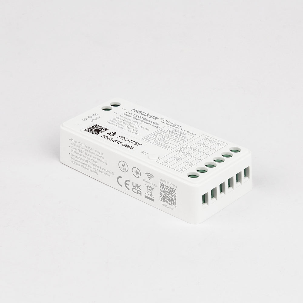 MiBoxer SMZ5 LED Controller Anschlüsse RGB RGBW RGB+CCT