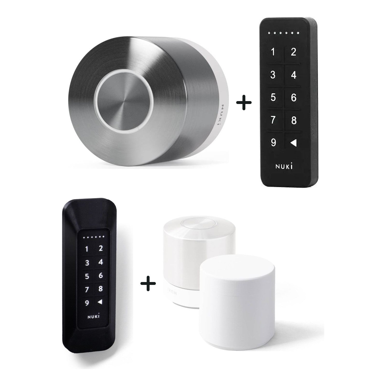 Nuki Smart Lock Ultra und Nuki Keypad und Diebstahlschutz für Nuki Keypad 1 und Kindersicherung für Nuki Smart Lock Pro (5. G