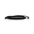 Nuki Ladekabel USB-C aufgerollt: flacher USB-C-Stecker links, runder Magnetstecker rechts