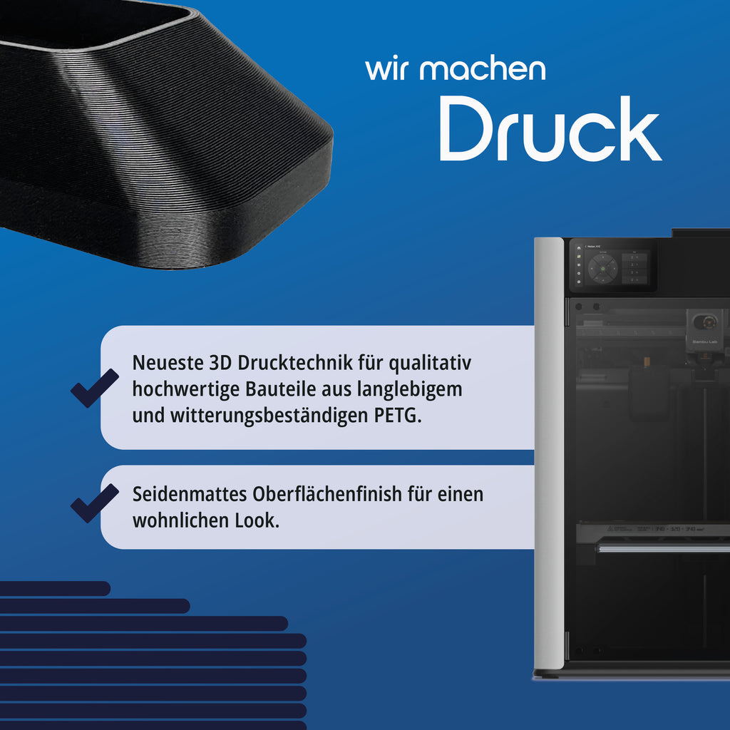 Montagegrafik zur 35-Millimeter-Hutschienenaufnahme der smattex-Halterung