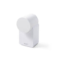 Nuki Smart Lock mit weißer Kindersicherung auf dem Drehknopf