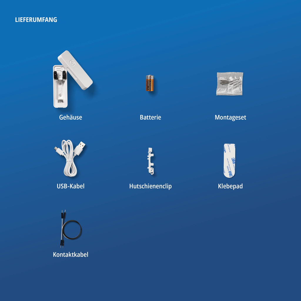 Der Kontaktsensor im Größenvergleich in einer Hand