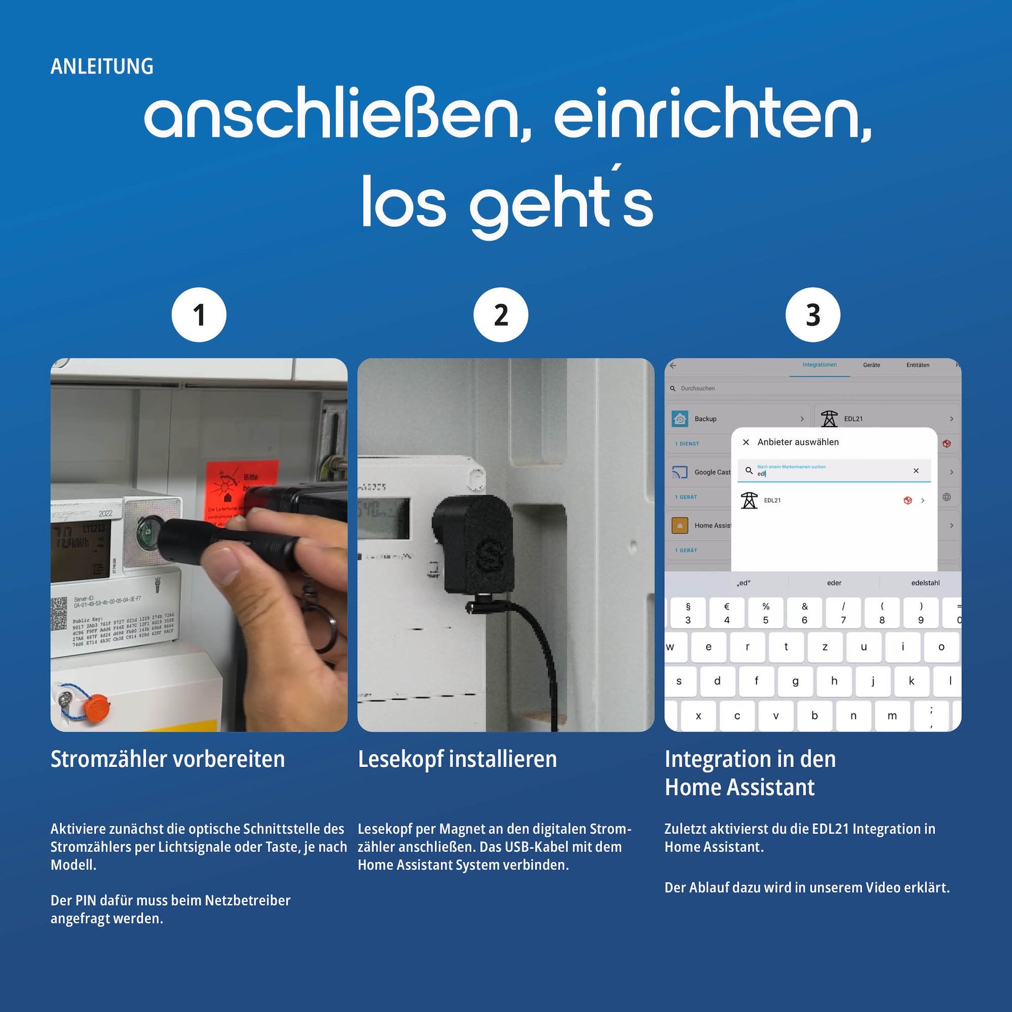 Rückseite des Lesekopfs mit USB-C-Anschluss