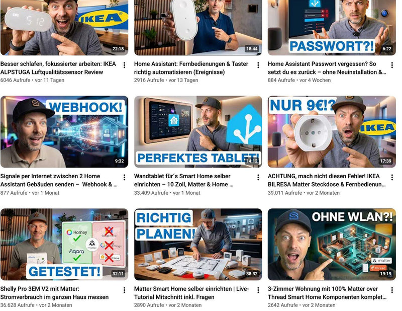 smattex-Videostudio für den YouTube-Kanal