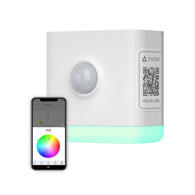ThirdReality Nachtlicht in der Steckdose mit farbigem Licht und Smartphone-App