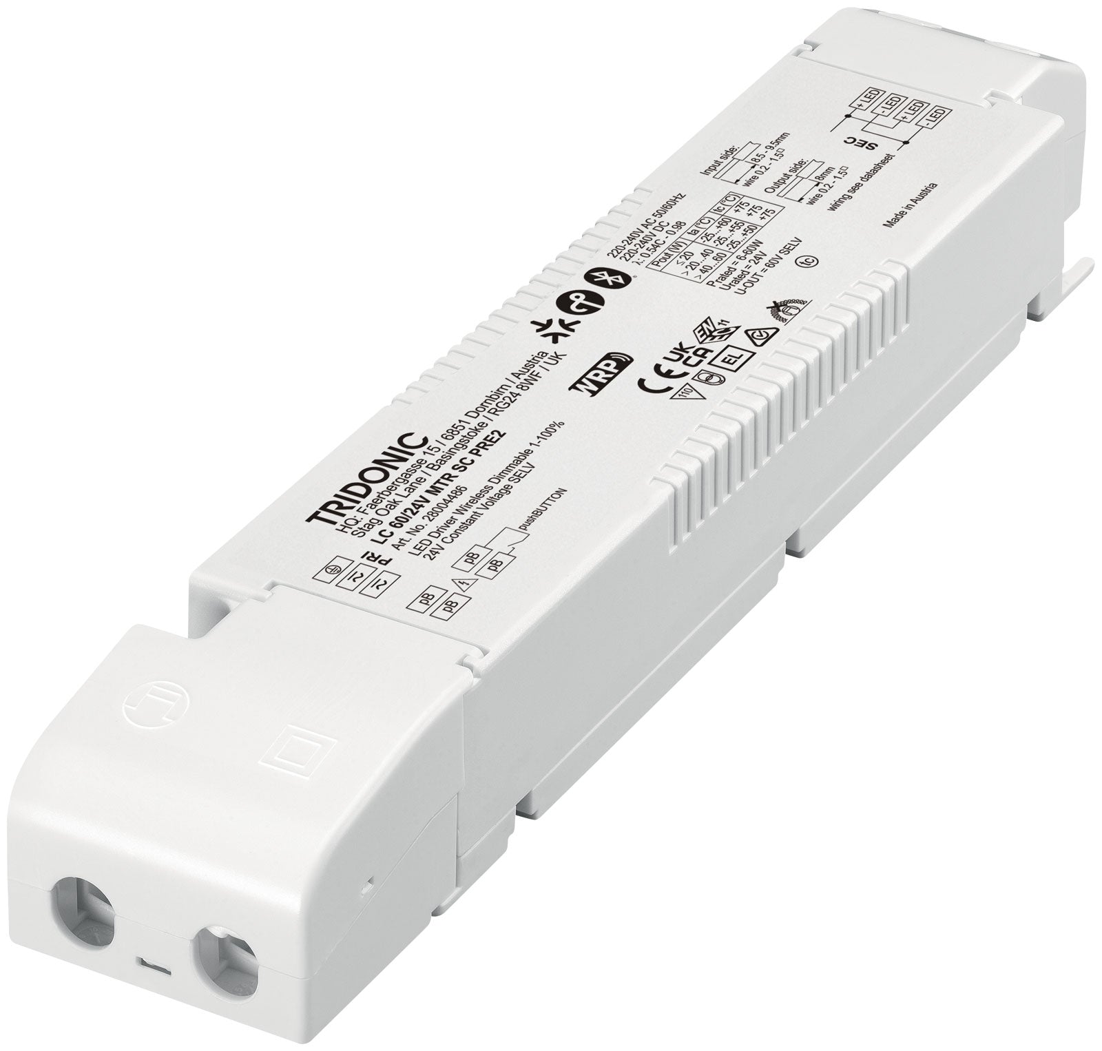 Der 60-Watt-Treiber von der Ausgangsseite