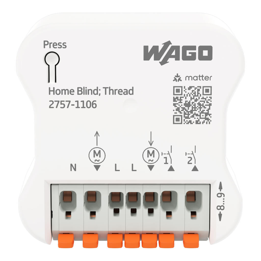 WAGO Home Blind Control Thread (2757-1106) – Anschlussansicht